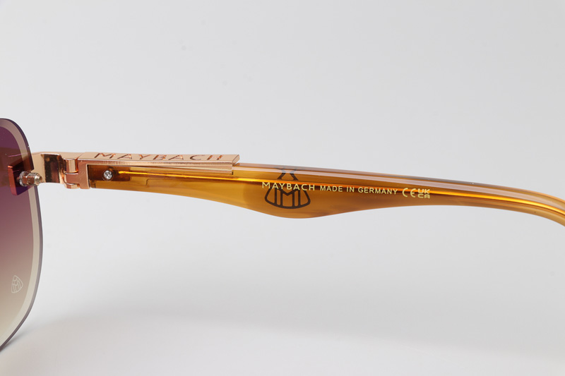 Z128 Sunglasses Gold Gradient Brown