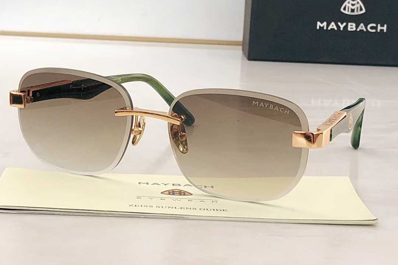 Z128 Sunglasses Gold Gradient Light Brown