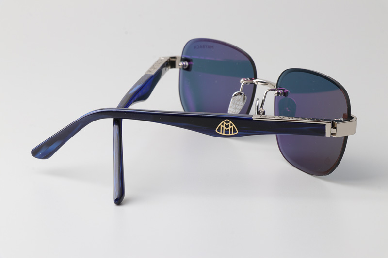 Z128 Sunglasses Silver Blue