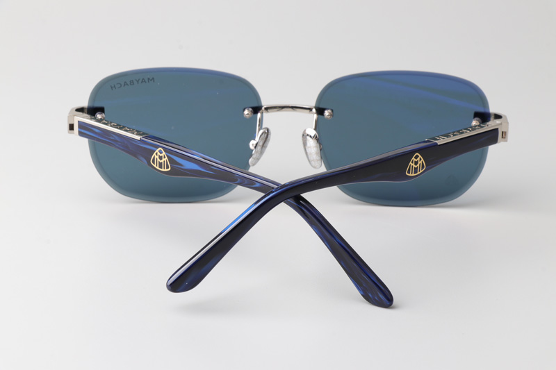 Z128 Sunglasses Silver Blue