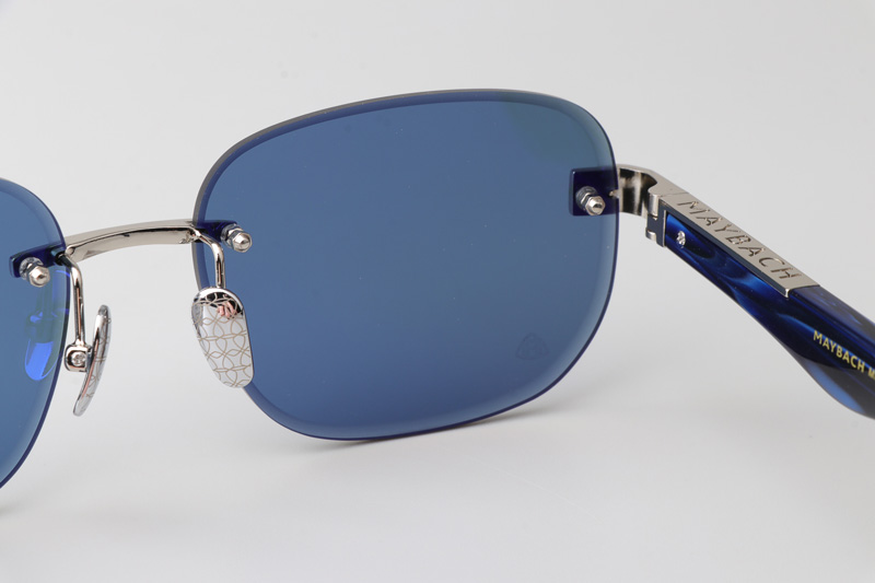 Z128 Sunglasses Silver Blue
