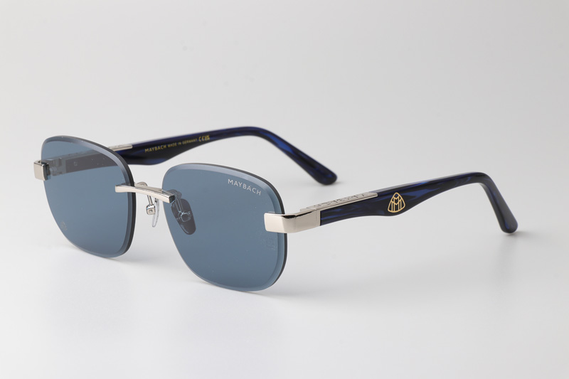 Z128 Sunglasses Silver Blue