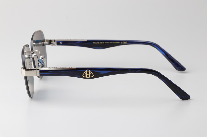 Z128 Sunglasses Silver Blue