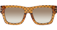 Z1482E Sunglasses Transparent Brown Gradient Brown