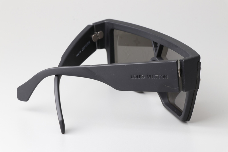 Z1583E Sunglasses Matte Black Gray Logo