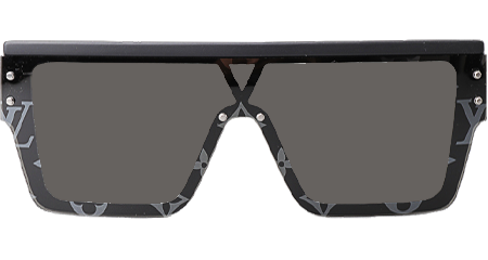 Z1583E Sunglasses Matte Black Gray Logo
