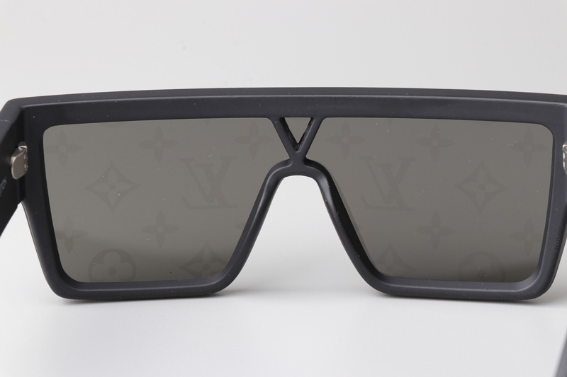 Z1583E Sunglasses Matte Black Gray Logo