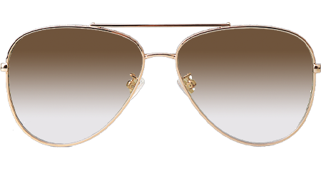 Z1620U Sunglasses Gold Gradient Brown