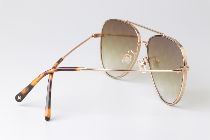 Z1620U Sunglasses Gold Tortoise Gold Flash