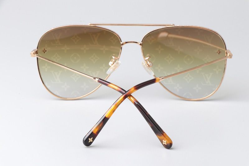 Z1620U Sunglasses Gold Tortoise Gold Flash