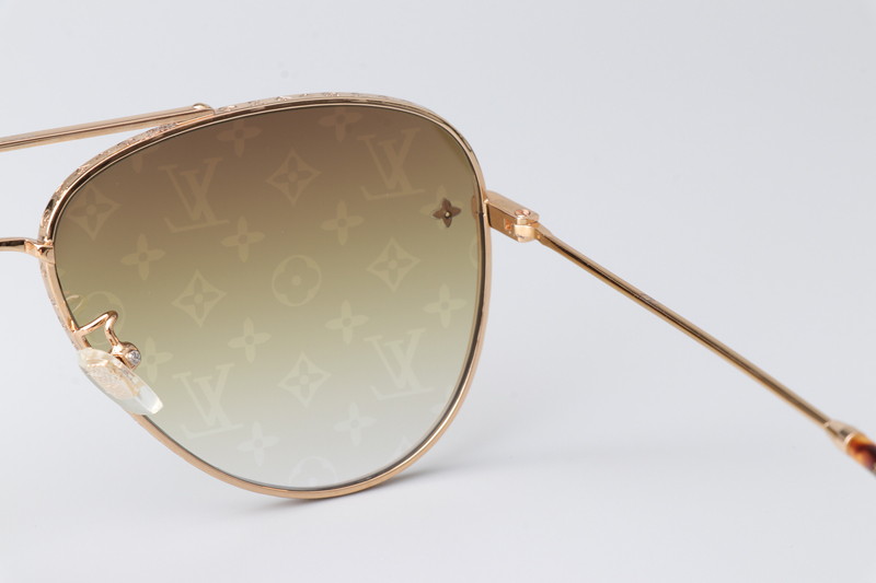 Z1620U Sunglasses Gold Tortoise Gold Flash