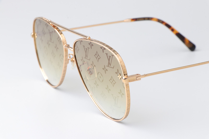 Z1620U Sunglasses Gold Tortoise Gold Flash