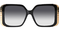 Z1664W Sunglasses Black Gradient Gray