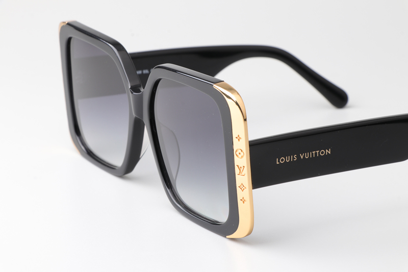 Z1664W Sunglasses Black Gradient Gray