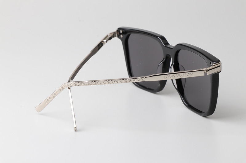 Z1667 Sunglasses In Black Silver Grey