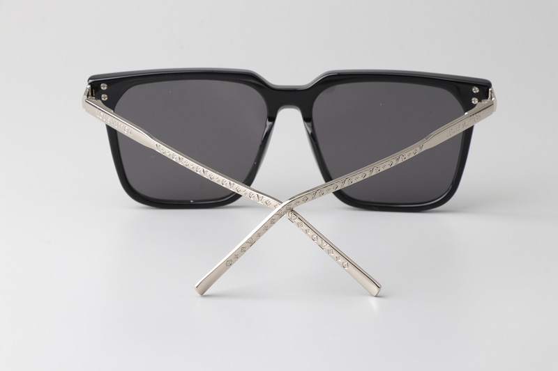 Z1667 Sunglasses In Black Silver Grey