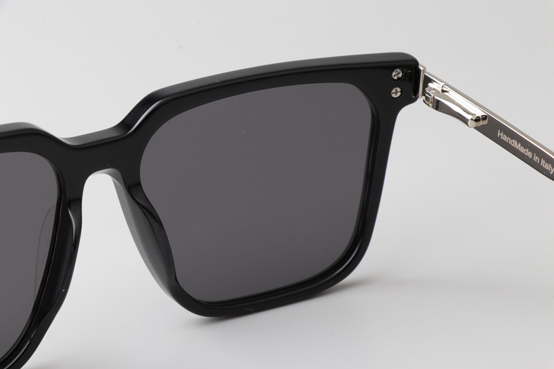Z1667 Sunglasses In Black Silver Grey