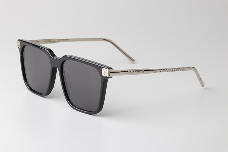 Z1667 Sunglasses In Black Silver Grey