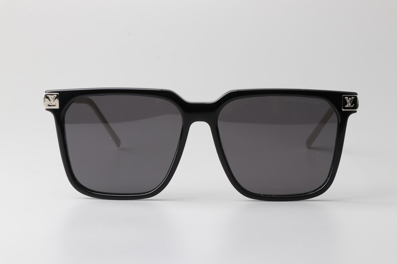Z1667 Sunglasses In Black Silver Grey