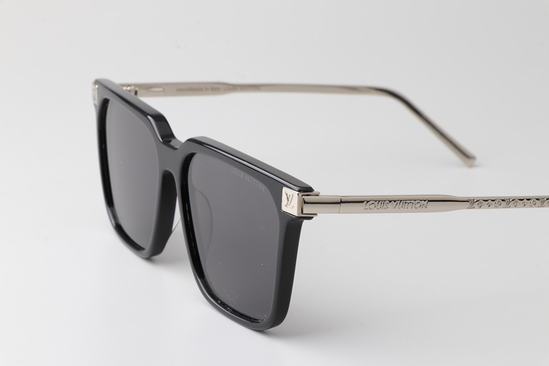 Z1667 Sunglasses In Black Silver Grey