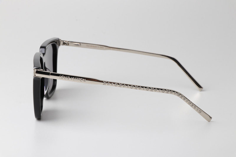 Z1667 Sunglasses In Black Silver Grey