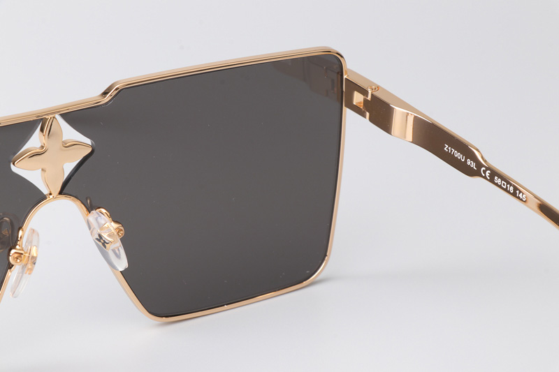 Z1700U Sunglasses Gold Gray