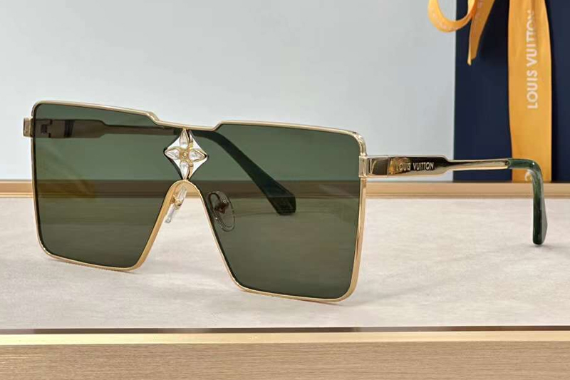 Z1700U Sunglasses Gold Green
