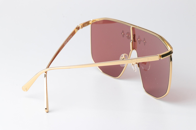 Z1717U Sunglasses Gold Pink