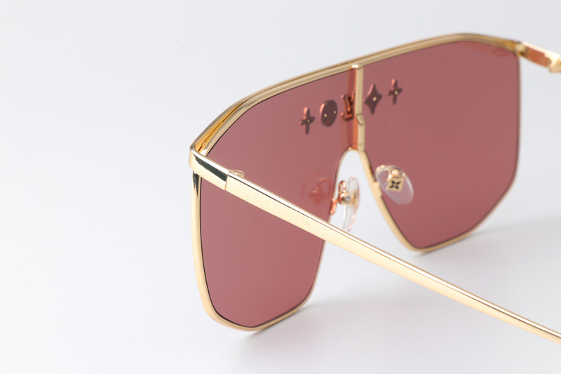 Z1717U Sunglasses Gold Pink