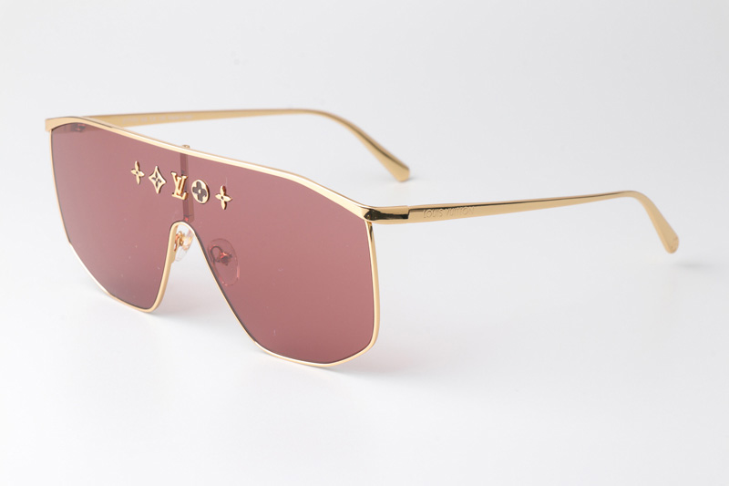 Z1717U Sunglasses Gold Pink