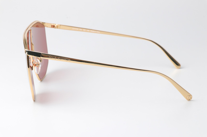 Z1717U Sunglasses Gold Pink