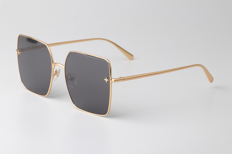 Z1718U Sunglasses Gold Gray