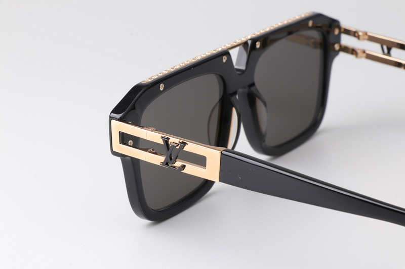 Z1801E Sunglasses Black Gold Gray