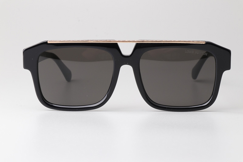 Z1801E Sunglasses Black Gold Gray