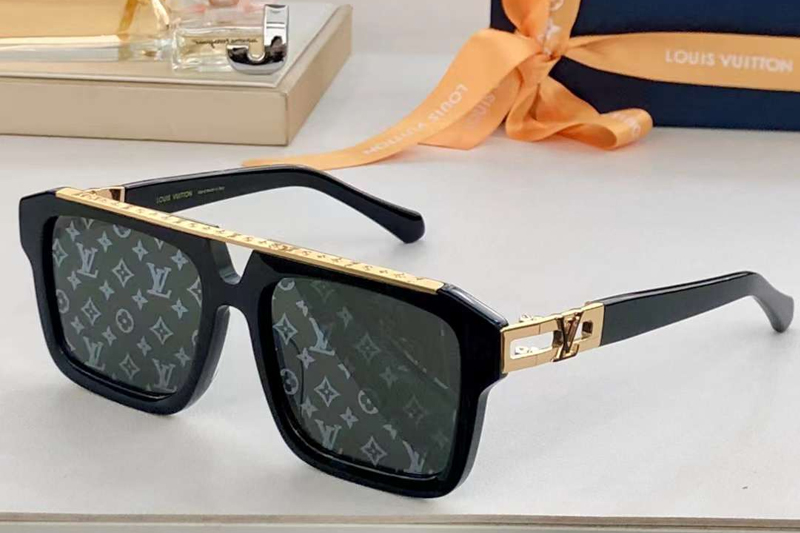 Z1801E Sunglasses Black Gray Logo
