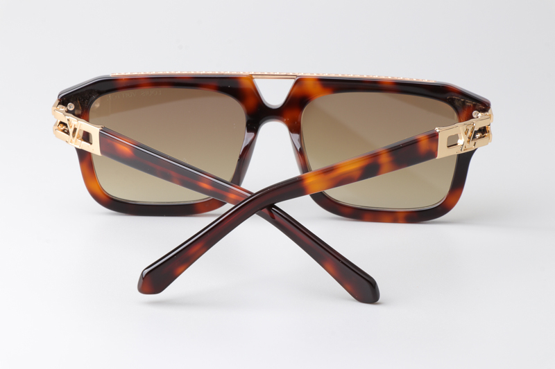 Z1801E Sunglasses Tortoise Gradient Brown