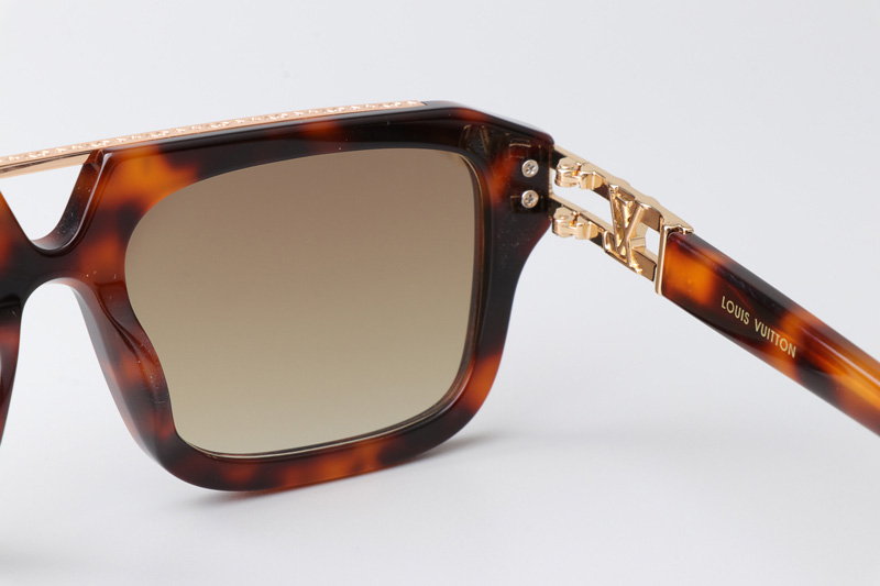 Z1801E Sunglasses Tortoise Gradient Brown