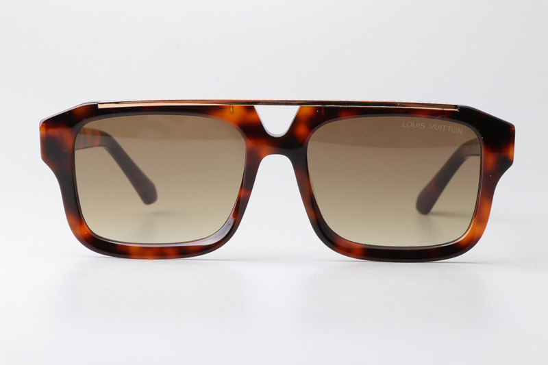 Z1801E Sunglasses Tortoise Gradient Brown