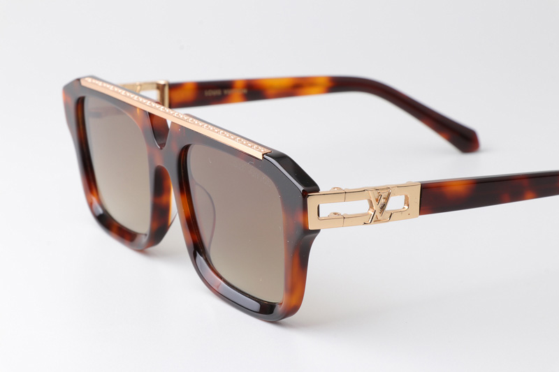 Z1801E Sunglasses Tortoise Gradient Brown