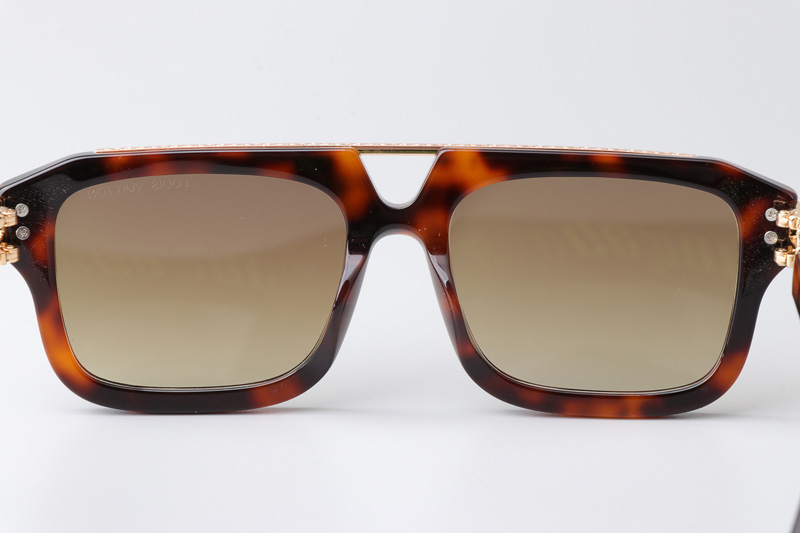 Z1801E Sunglasses Tortoise Gradient Brown