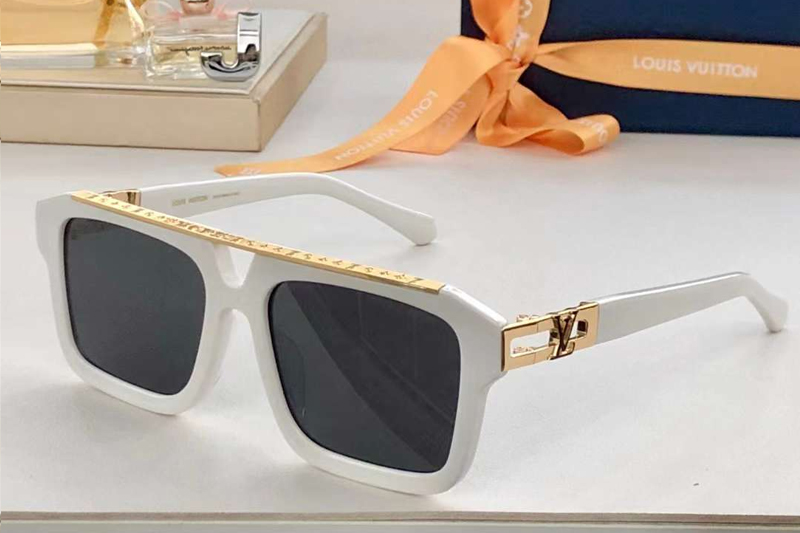 Z1801E Sunglasses White Gray