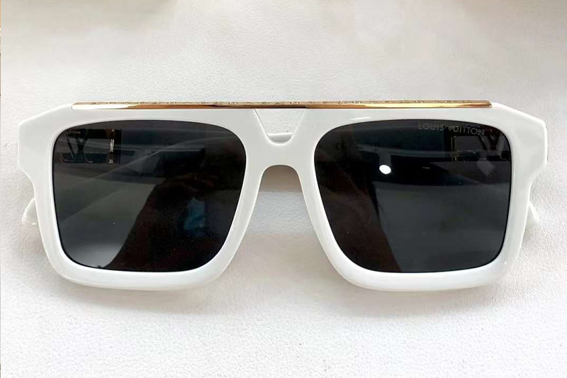 Z1801E Sunglasses White Gray