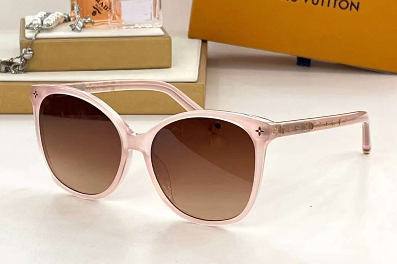 Z1842W Sunglasses Pink Gradient Brown