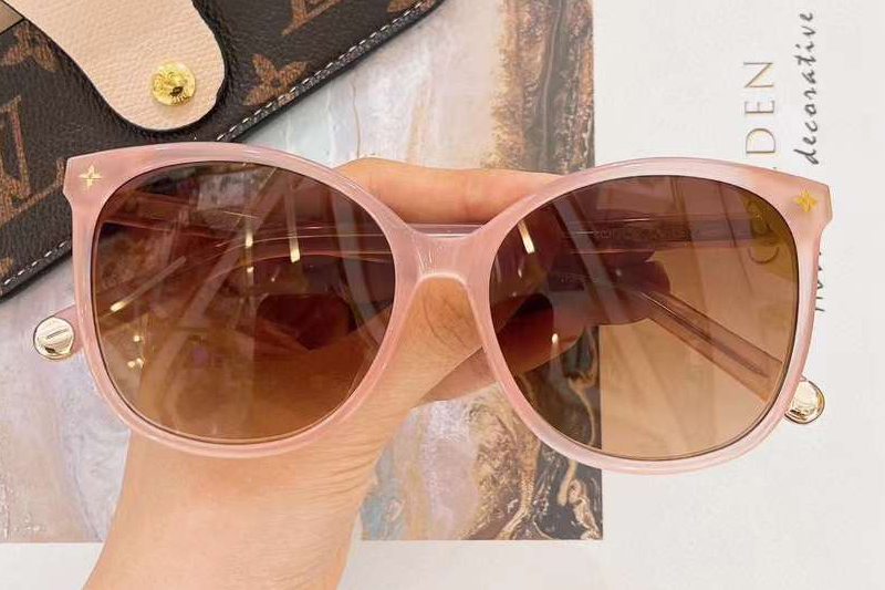 Z1842W Sunglasses Pink Gradient Brown