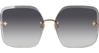 Z1860U Sunglasses Gold Gradient Gray