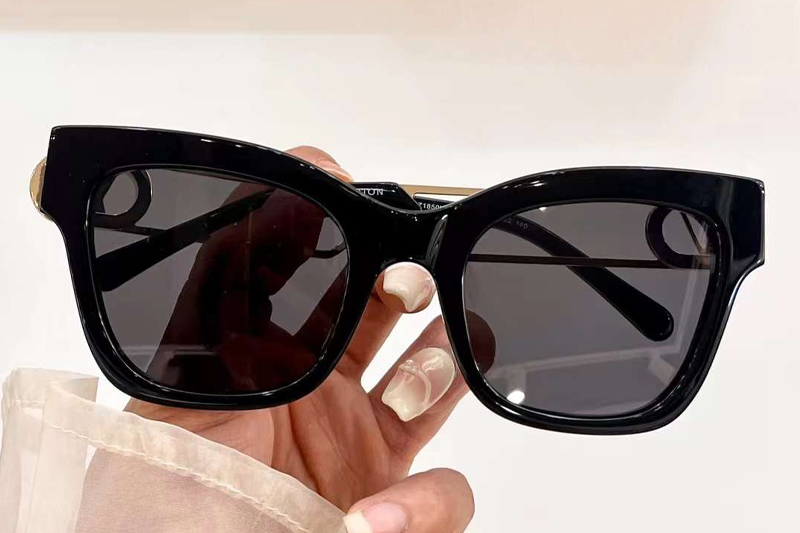 Z1869E Sunglasses Black Gold Gray