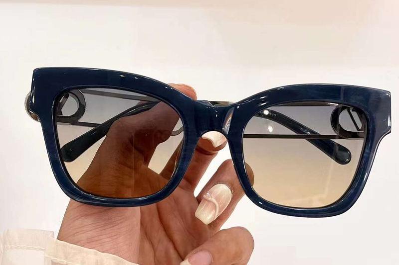 Z1869E Sunglasses Blue Gradient Gray