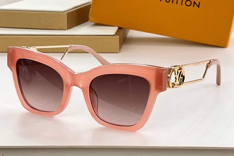 Z1869E Sunglasses Pink Gradient Red