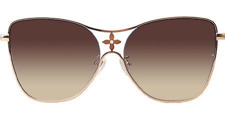 Z1871U Sunglasses Gold Gradient Brown