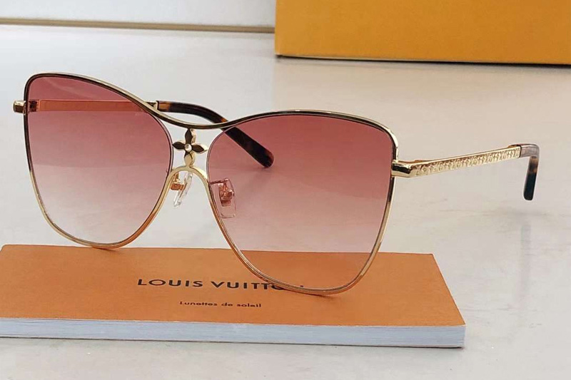 Z1871U Sunglasses Gold Gradient Pink